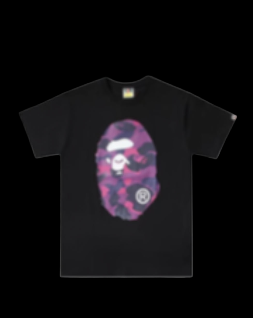 Black n Purple BAPE tee