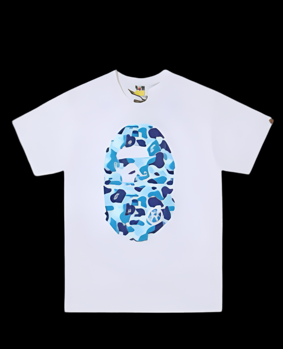 Blue n White BAPE tee
