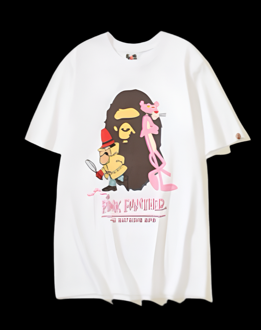 White BAPE tee