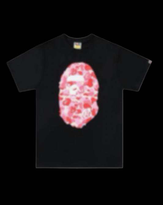 Black n Red BAPE tee