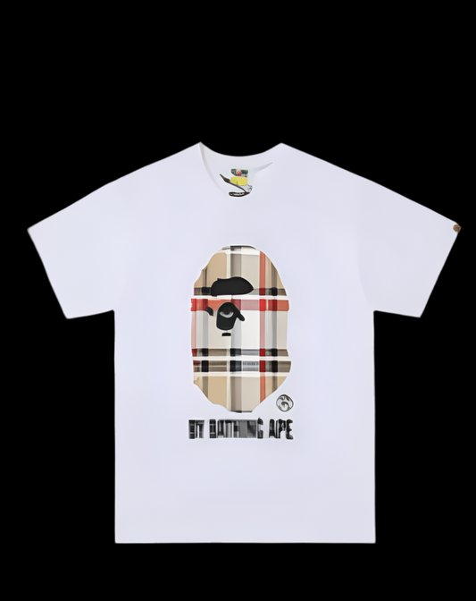 White BAPE tee