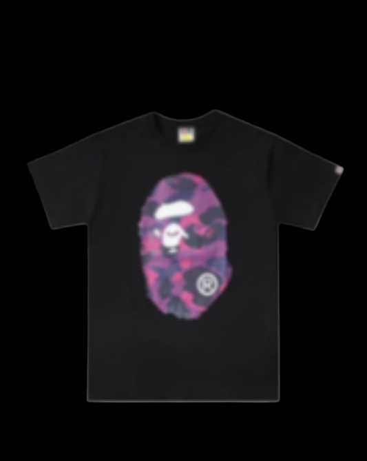 Black n Purple BAPE tee